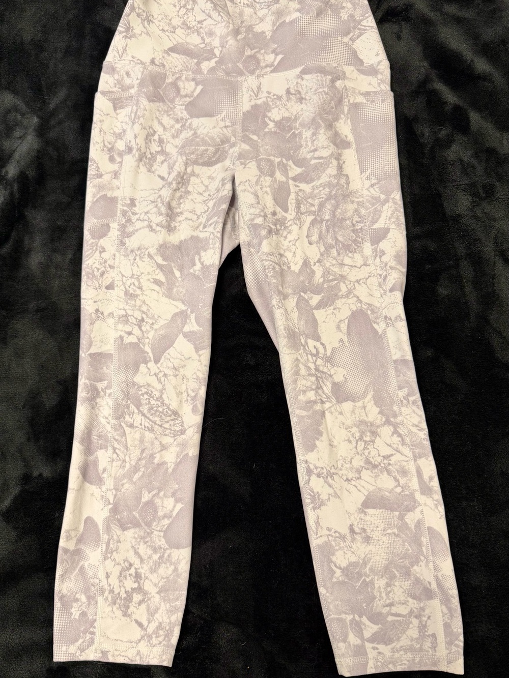 RBX grey Marble Floral Leggings